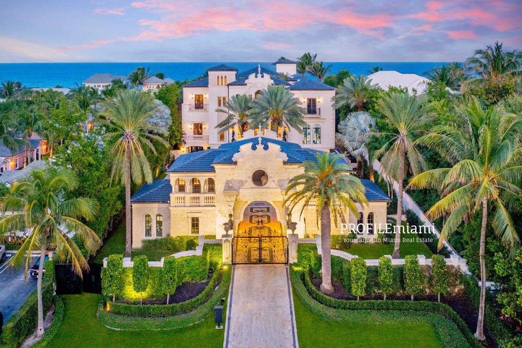 Luxury Oceanfront Estate Owned by Prominent Eyewear Industry Figure Hits the Market in Delray Beach For $60 Million